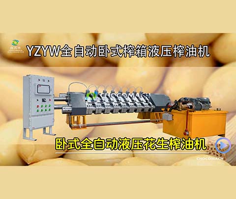 YZYW花生榨油機是怎樣將花生壓榨成花生油的？